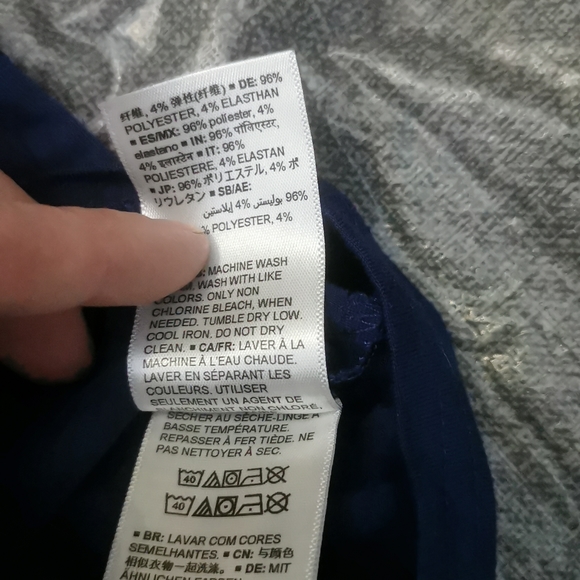 Amazon Basics XXL Navy Blue Tee Shirt T shirt short sleeves sleeved - Picture 4 of 9